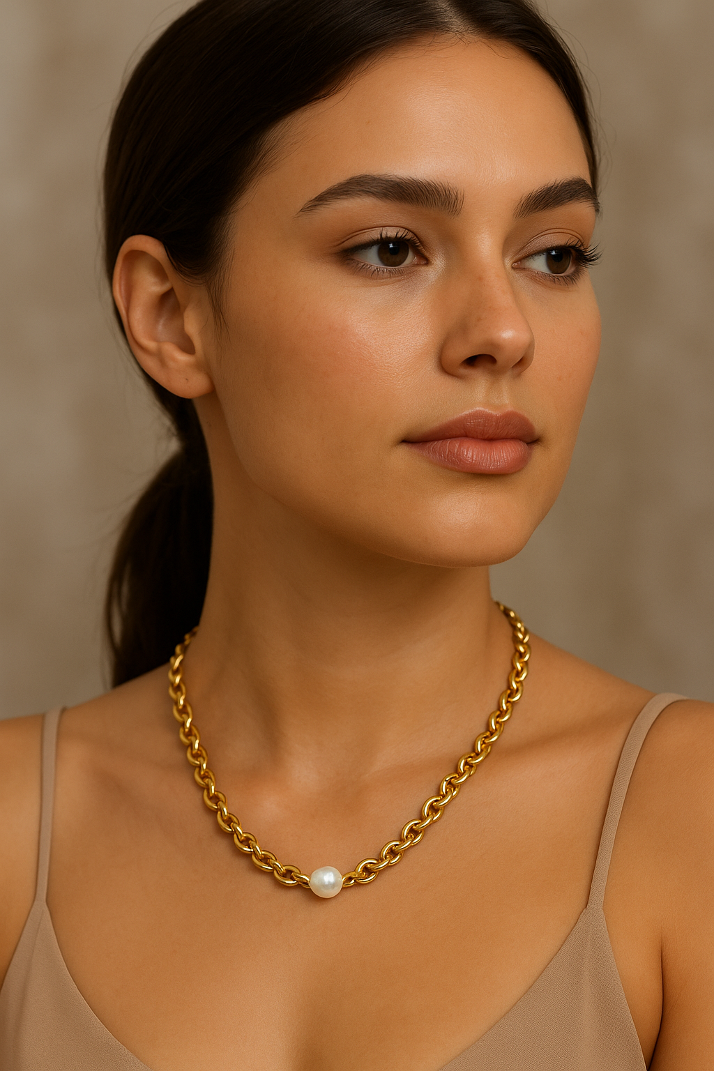 Snowy Sphere Necklace